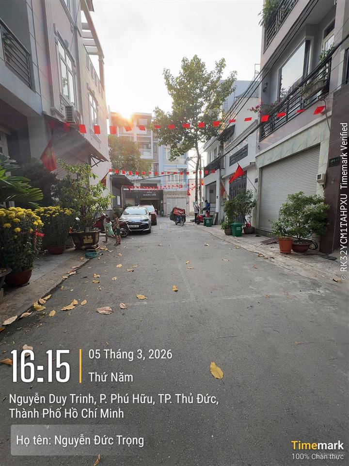 Nhà 4 tầng, 54m2 (4x13.5m) phú hữu, tp thủ đức (6tỷ090)