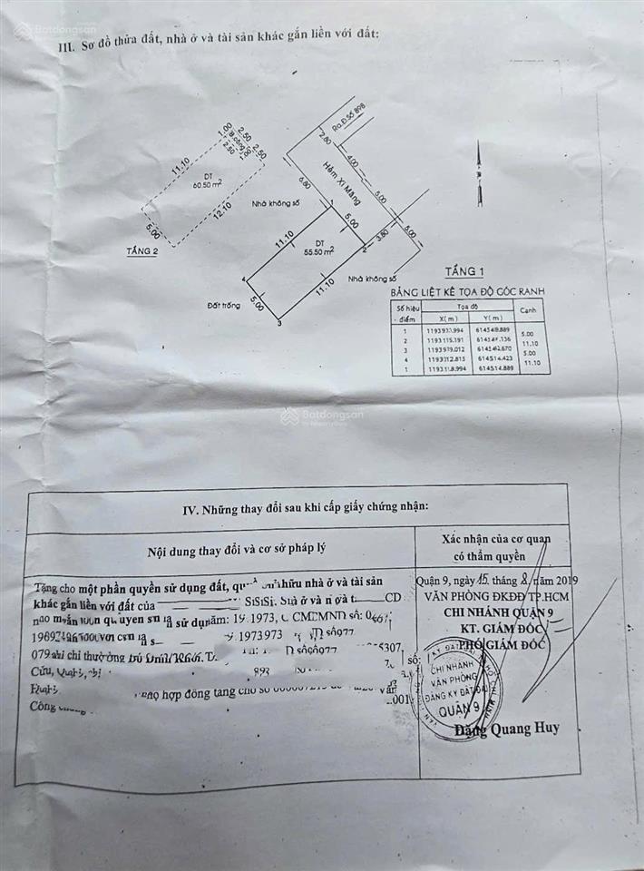 Nhà 2 tầng, 4pn (5x11.1) đường 898, phú hữu, tp thủ đức(3ty99)