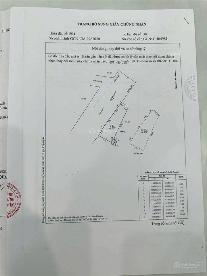 Nhà mt đường 11 , 48m (11x4.4) bình trưng tây, q2 (6ty850)