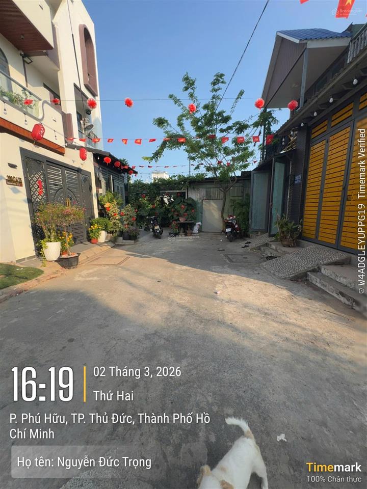 Đất 51m (4.1x12.3 ) kdc 200, bưng ông thoàn , phú hữu , q9(4ty150)