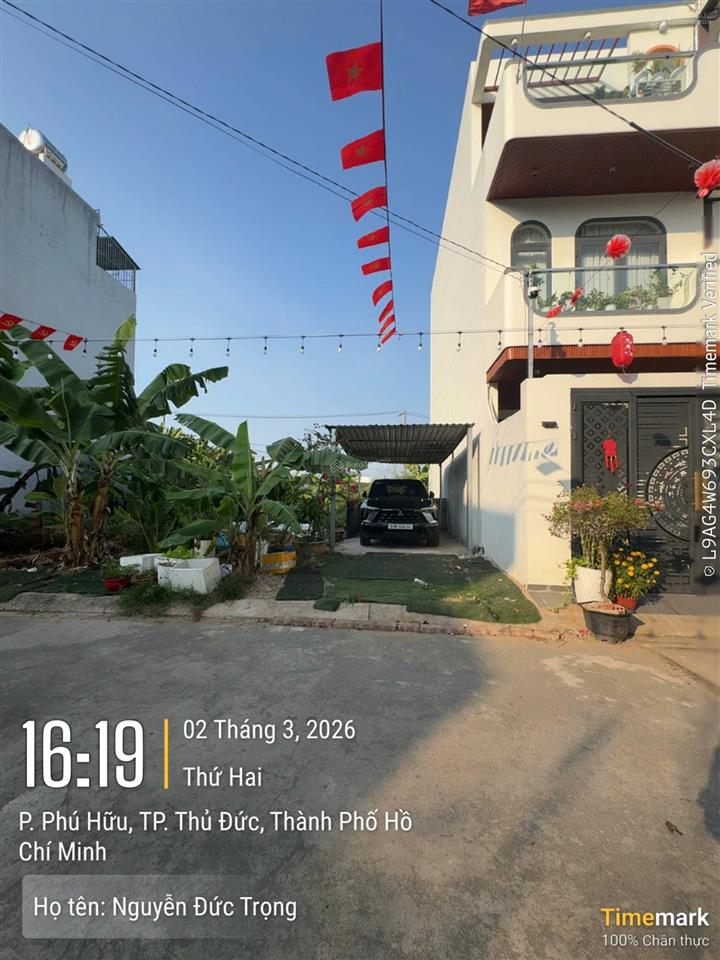 Đất 51m (4.1x12.3 ) kdc 200, bưng ông thoàn , phú hữu , q9(4ty150)