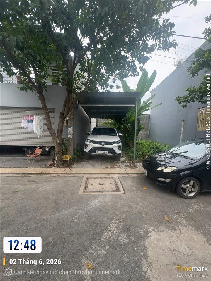 Đất 50m2 (4.2x12m) hẻm 200, bưng ông thoàn, phú hữu, q9 (4tỷ090)