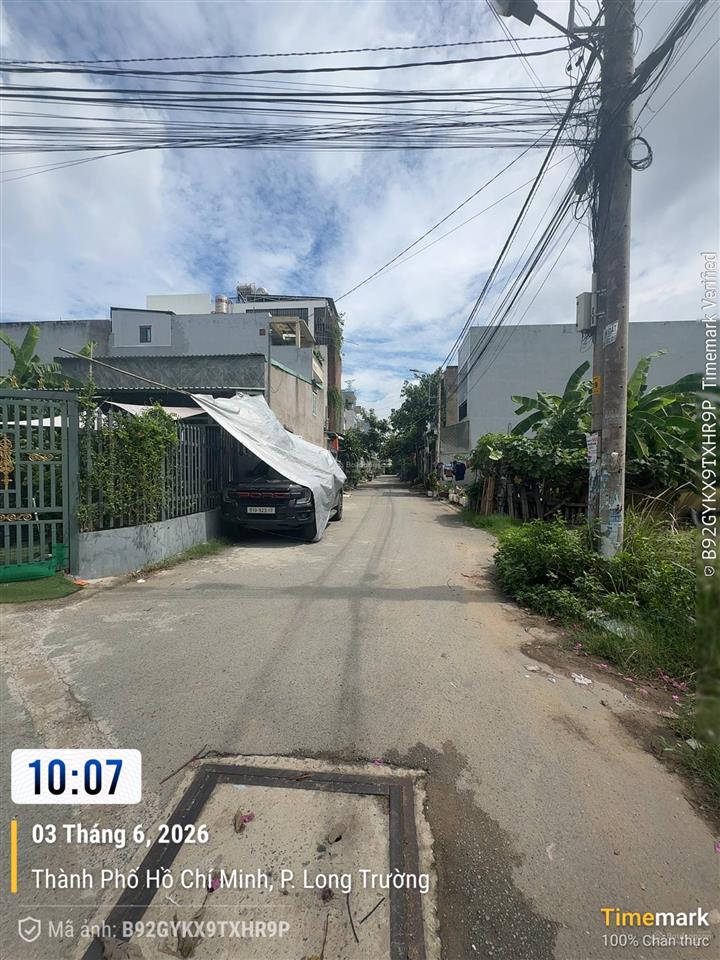 Đất 56m2 (4.5x12.8m) kdc gò cát, phú hữu, thủ đức (3tỷ790)