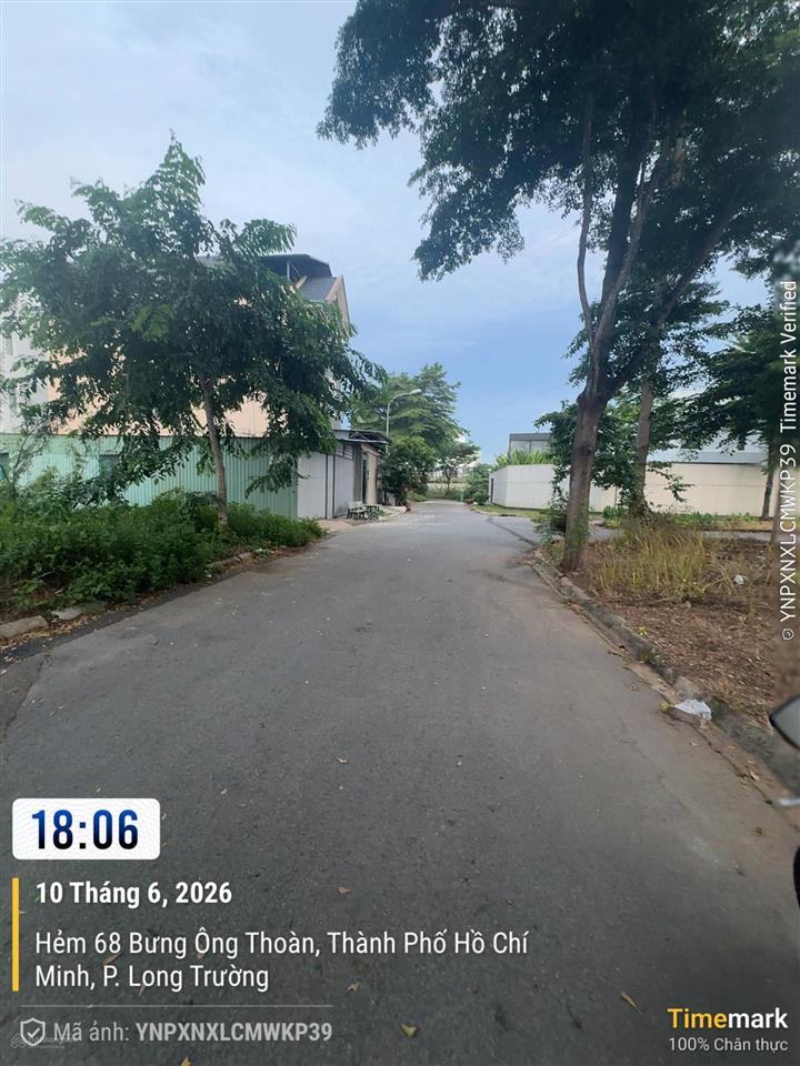 Đất biệt thự, 160m2 (8x20) bưng ông thoàn, phú hữu, q9 (9tỷ9)
