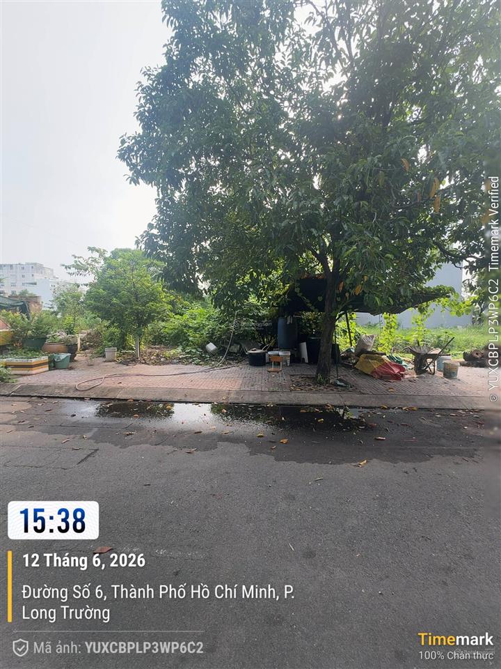 Đất 111m2 (6x18.5m) kdc mầm non trung ương 3, liên phường, tp thủ đức (9tỷ590)
