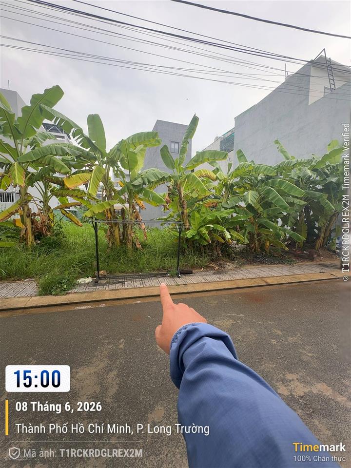  đất 50m (4x12.6) kdc trường lưu, long trường, q9 (3 tỷ 150)