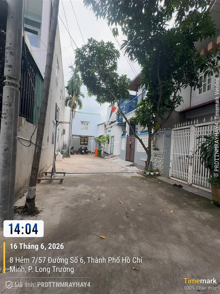 Đất 100m2 (5x20m) đường 6, long trường, q9 (3tỷ99)