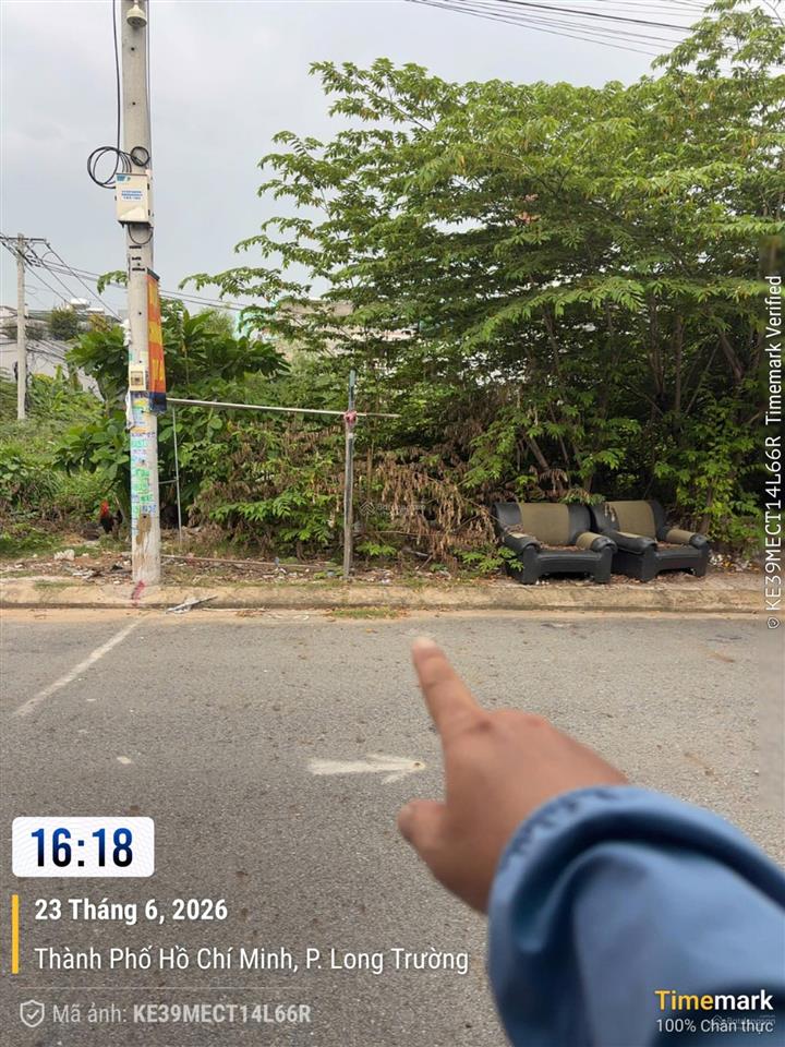 Đất 104m2 (6.5x16) kdc 47, trường lưu, long trường, q9 (5tỷ490)