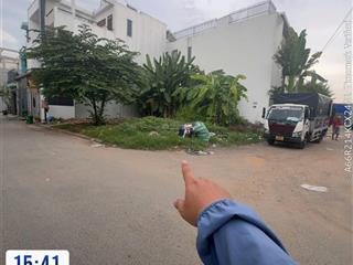 Lô góc, đất 82m2 (6.4x13.5) kdc 1333 nguyễn duy trinh, long trường, q9 (5tỷ690)