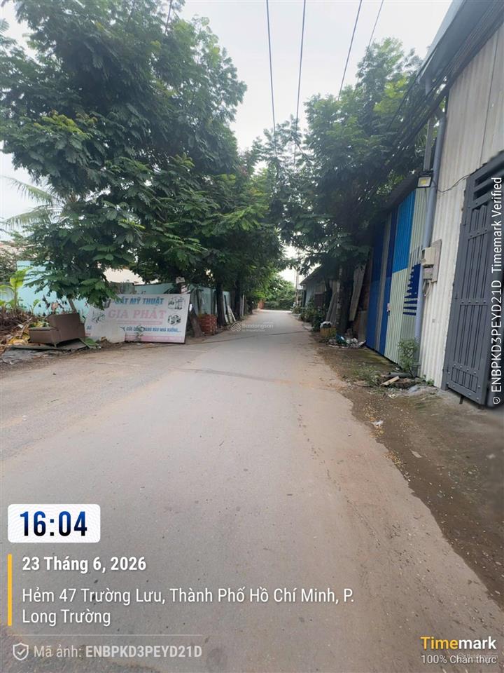 Đất 60m (4x15) sát mt trường lưu, long trường , q9 (4ty290)