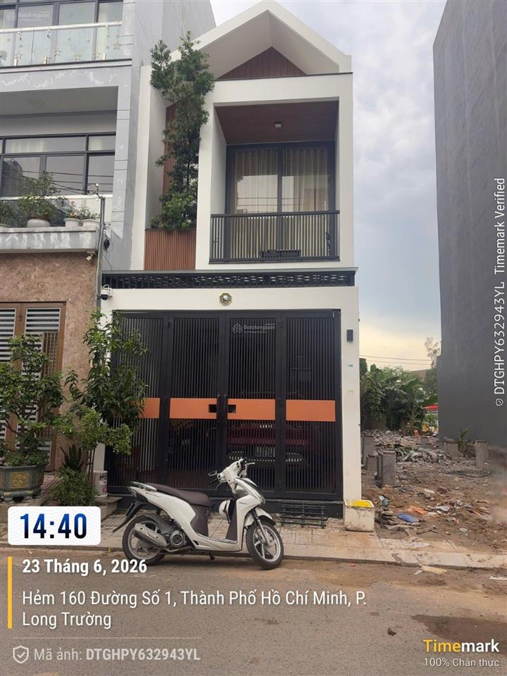 Nhà 2 tầng, 52m (4x13) đường 1, long trường, q9 (5ty690)