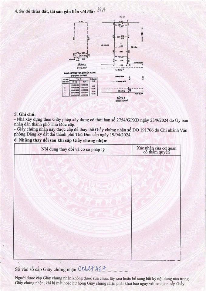 Nhà 2 tầng, 52m (4x13) đường 1, long trường, q9 (5ty690)
