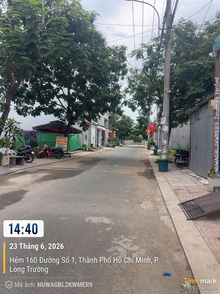 Nhà 2 tầng, 52m (4x13) đường 1, long trường, q9 (5ty690)