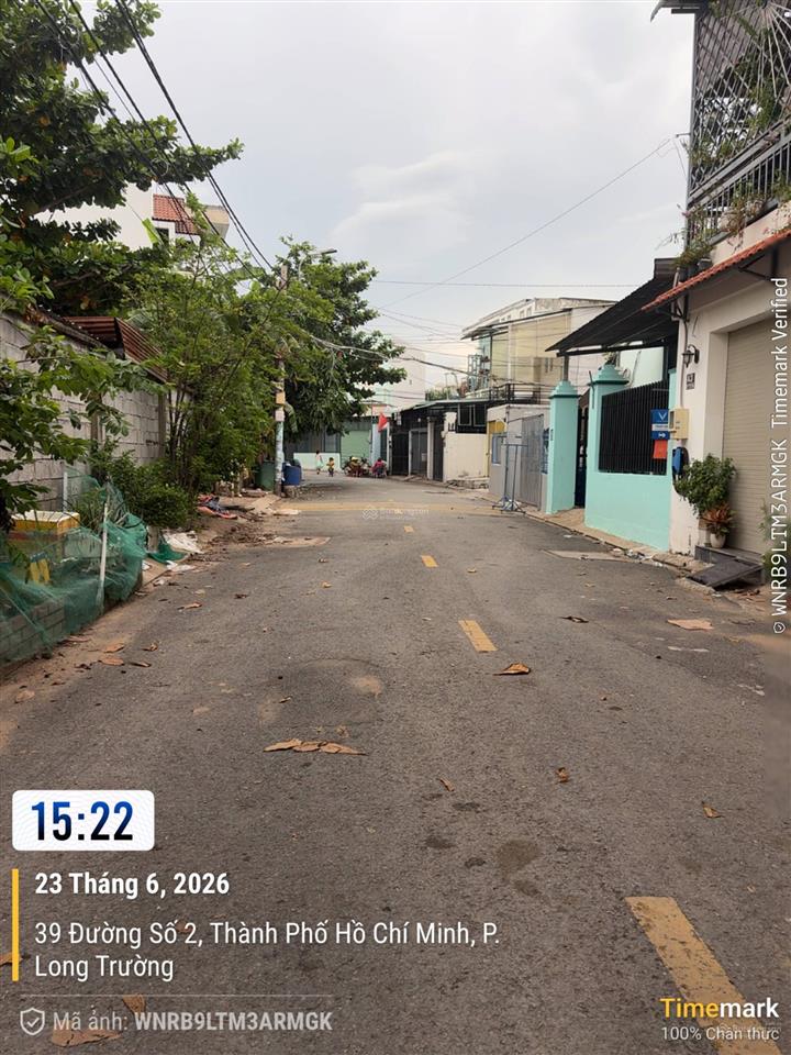 Nhà 2 tầng, 70m (5.4x13) mt đường 2, long trường , q9 (5ty960)