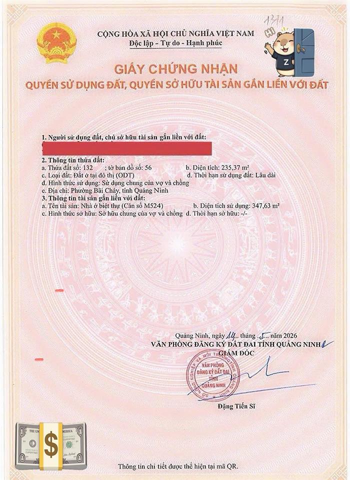 Chính chủ bán biệt thự song lập sun grand city feria hạ long mallorca 235m sổ hồng lâu dài