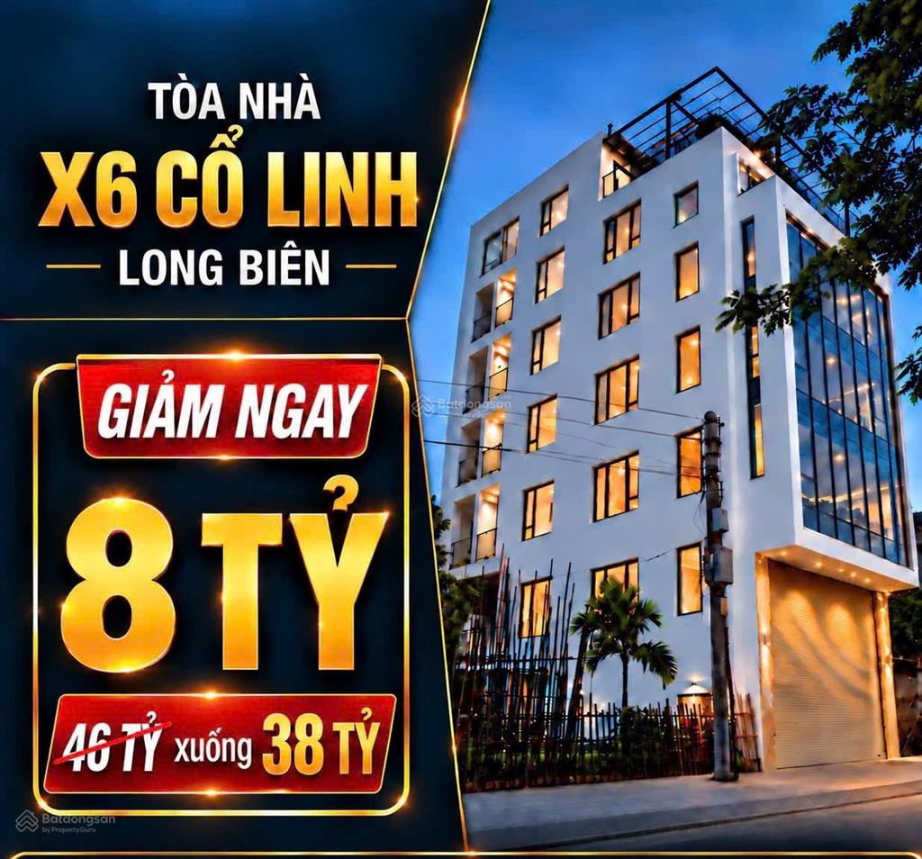 Giảm sốc bán gấp tòa nhà góc 3 thoáng x6 thạch bàn, long biên! 100 m2 7 tầng  dòng tiền khủng