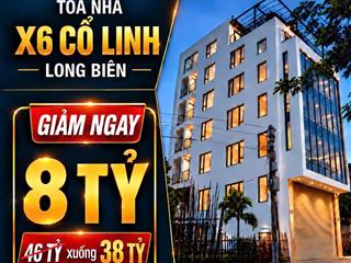 Giảm sốc bán gấp tòa nhà góc 3 thoáng x6 thạch bàn, long biên! 100 m2 7 tầng  dòng tiền khủng