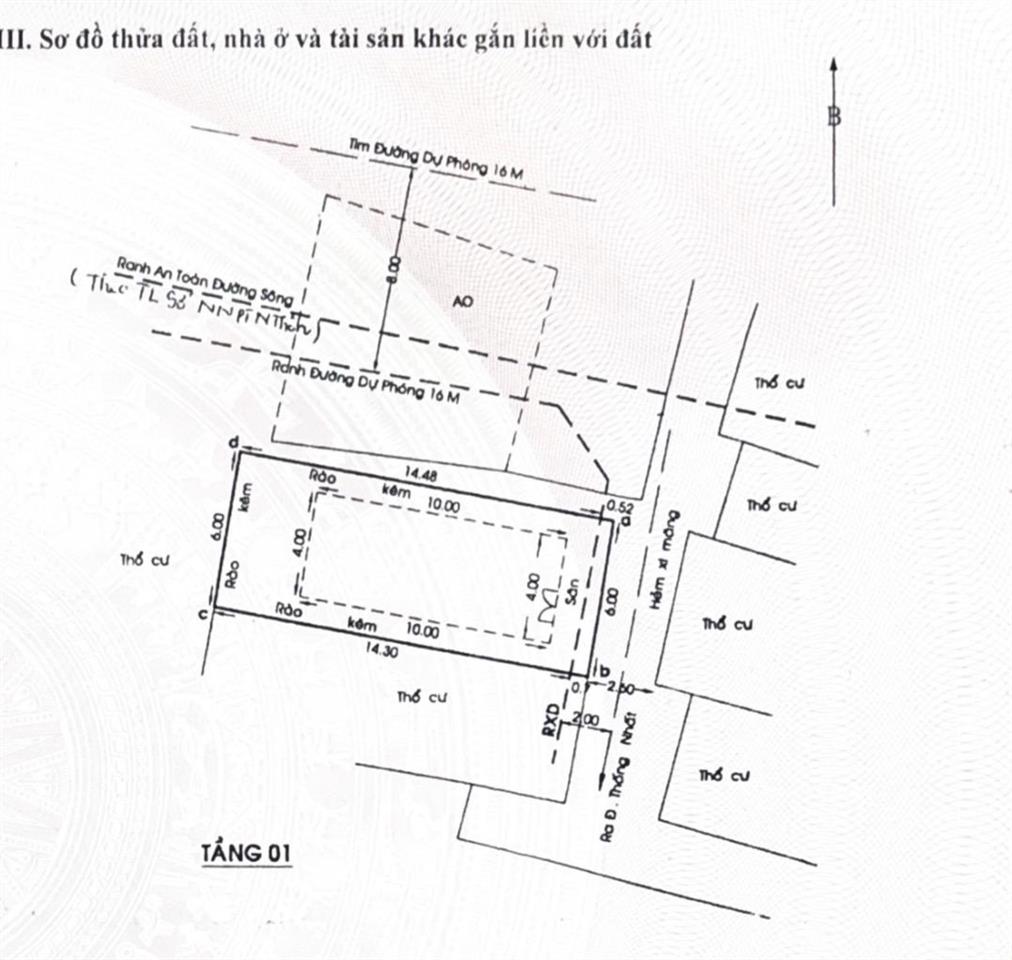 Cách kênh tham lương chỉ 4m, 6x15, 90m² thích hợp xây khách sạn và biệt thự chỉ 10 tỷ