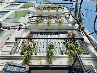 Nhà mới đt 36,6m2 4 lầu 4pn trần bá giao p5 gò vấp