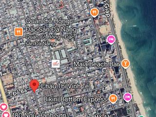 Bán 196m2  ngang 10m  mt châu thị vĩnh tế  tuyến phố ẩm thực phố tây an thượng.