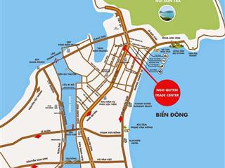 Chỉ 5x.tr/m2  536m2 ngang 10m  nở hậu  mt ngô quyền  sơn trà