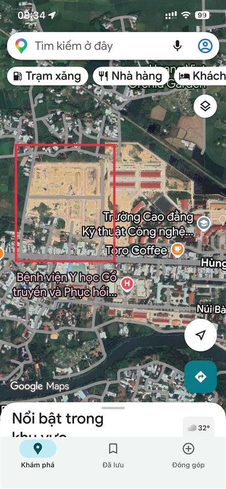 Đất bán khu trường cao đẳng bình định, gần đường hùng vương. dt 70m2 đến 100m2 giá kđ 1tỷ790