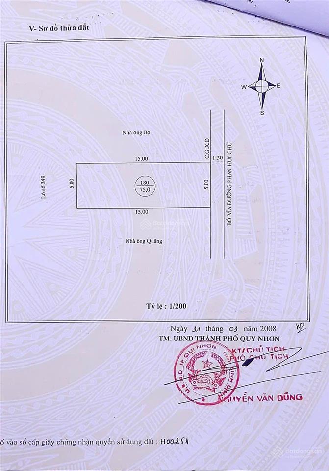 Nhà cần bán mặt đường khu phường lý thường kiệt. ngay siêu thị, gần biển. dt 75m2, giá 7 tỷ **