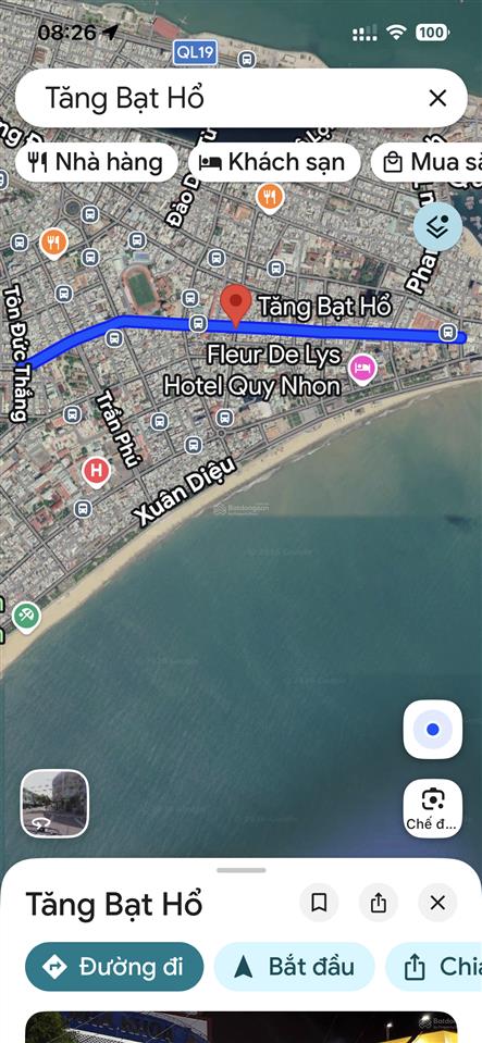 Bán nhà 3 tầng ngay ngã tư mặt tiền tăng bạt hổ, dt 58m2, giá 6tỷ *