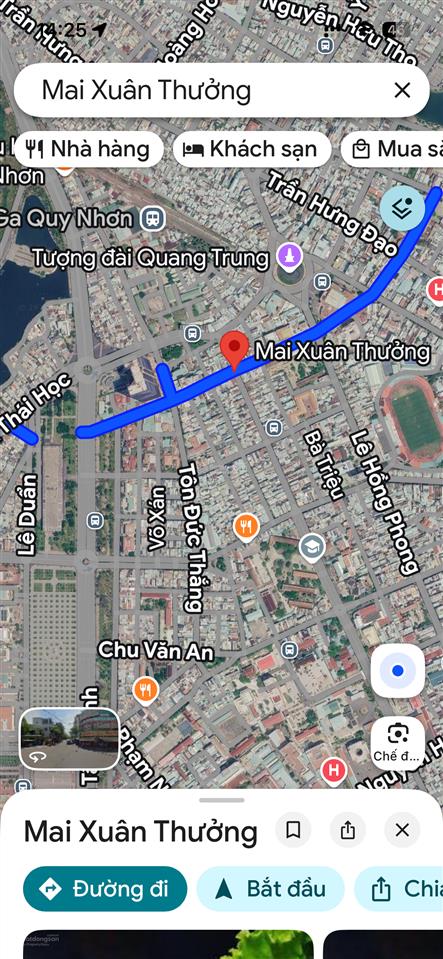 Bán nhà 3 tầng mặt tiền mai xuân thưởng. dt 100m2 ngang 5m. giá kđ 7 tỷ xx
