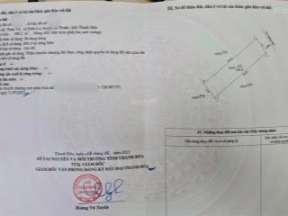 Chính chủ bán đất 100m2 (5x20m) thổ cư đường nhựa trước nhà 6m. hơn 200tr, sổ vuông. gần chợ, ubnd