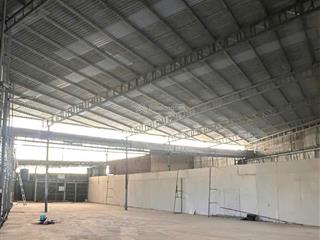 Cho thuê kho nguyễn hữu thọ, nhà bè  750m2  có văn phòng  xe container ra vào