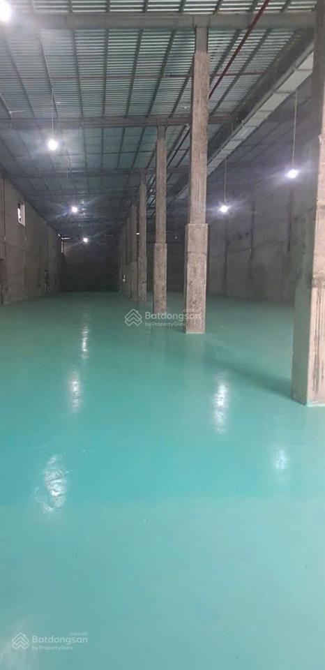Cho thuê kho xưởng phạm hùng, nhà bè 813m2 nền epoxy container 24/7