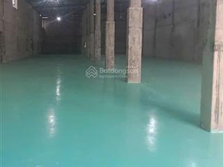 Cho thuê kho xưởng phạm hùng, nhà bè 813m2 nền epoxy container 24/7