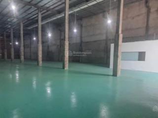 Cho thuê kho xưởng phạm hùng, nhà bè 813m² container 24/7