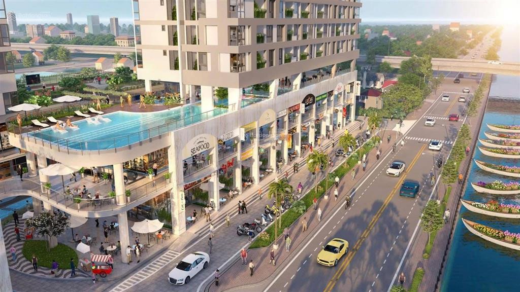 Bán căn hộ d  aqua bình đông quận 8, diện tích 68m2 view bến bình đông, giá 4,45 tỷ