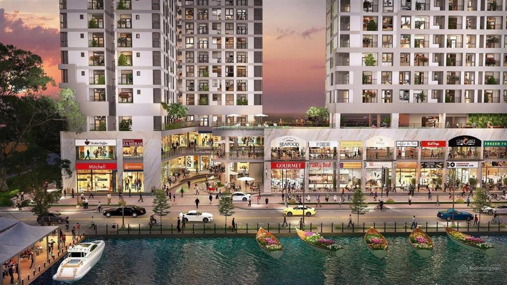 Bán căn hộ d  aqua bình đông quận 8, diện tích 68m2 view bến bình đông, giá 4,45 tỷ