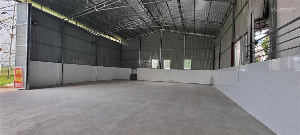 Cho thuê kho, nhà xưởng 300m2, 15 triệu vnd tại quốc lộ 1a, xã dĩnh trì, bắc giang đẹp, tiện ích