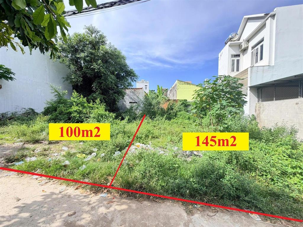 Bán 2 lô đất thổ cư, sổ hồng riêng, tổng diện tích 245m2, đường nguyễn trường tộ