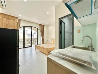 Căn hộ studio cho thuê  full nội thất xịn xò  có ban công lớn | ngay gần đảo kim cương, quận 2