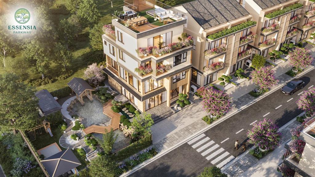 Biệt thự essensia parkway mặt tiền nguyễn hữu thọ, 160m2, 4 tầng,  0767 506 ***
