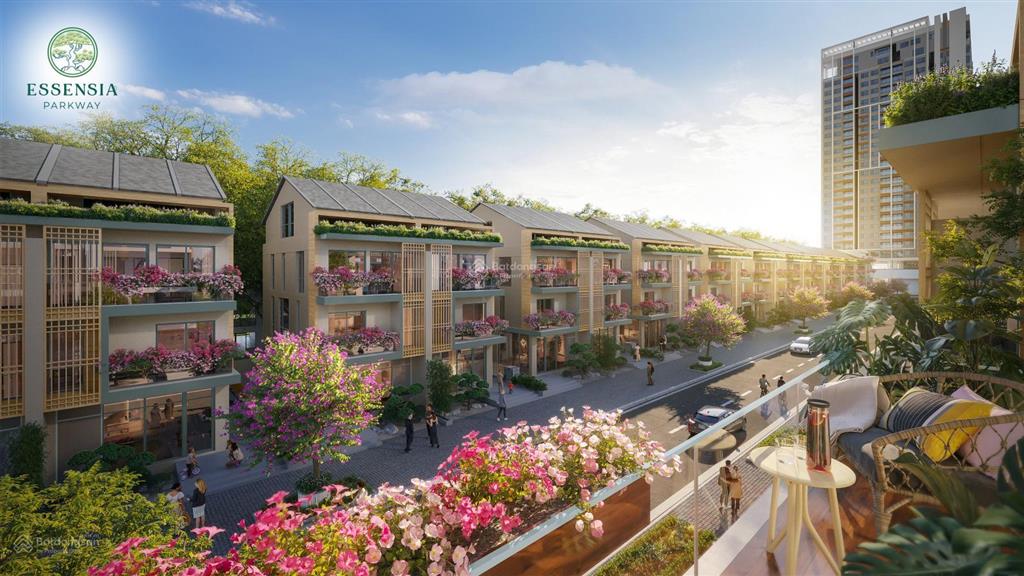 Biệt thự essensia parkway mặt tiền nguyễn hữu thọ, 160m2, 4 tầng,  0767 506 ***