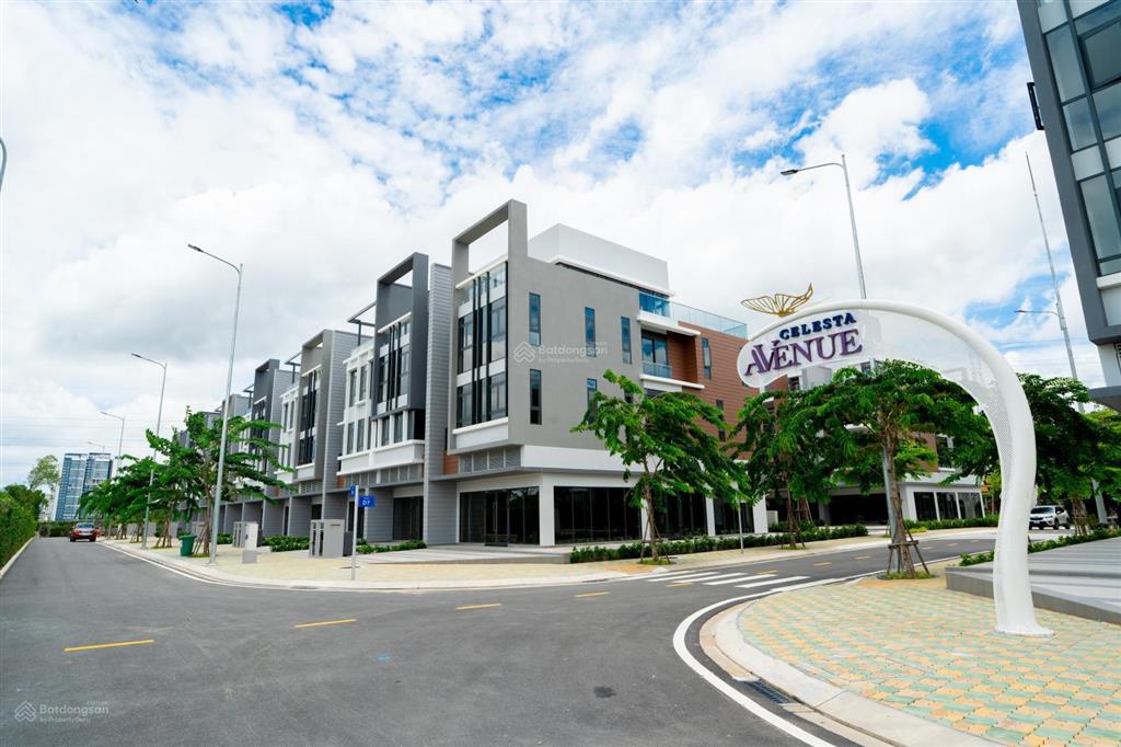 Bán shophouse đẹp tại celesta avenue, 235 triệu/m2, 210 m2, 3pn, 3wc, 2 mặt tiền