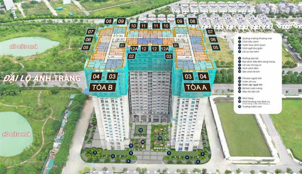 Hiếm có! căn hộ 2 ngủ 71.3m2 với giá chỉ 4.7 tỷ tại chung cư moonlight 1  an lạc green symphony