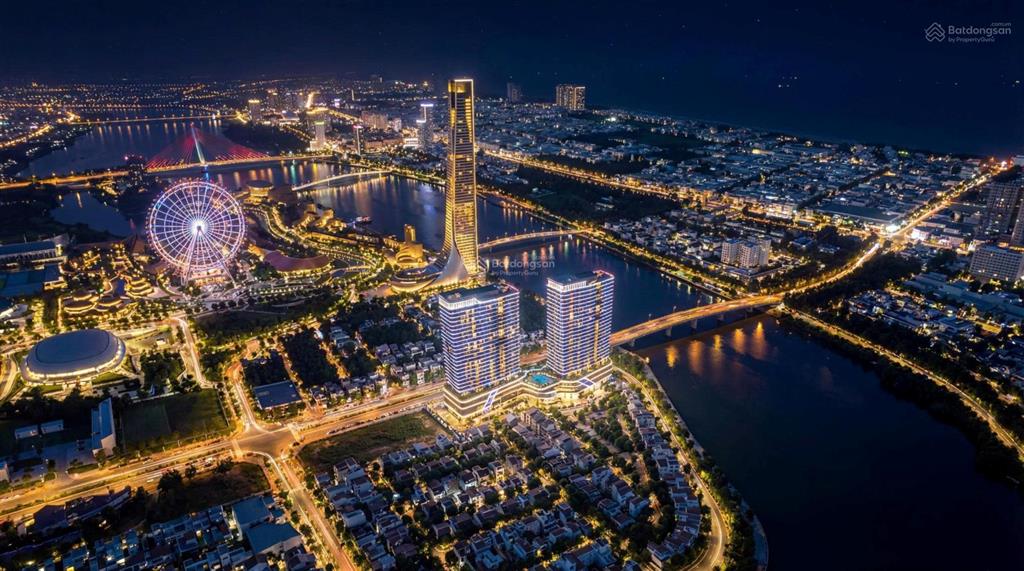Bán suất ngoại giao căn hộ 2pn view pháo hoa, view sông hàn, the meridian