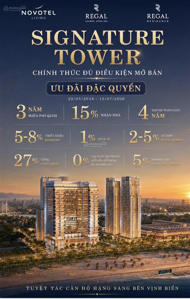 Sở hữu căn hộ biển bảo ninh giá chỉ từ 1.6 tỷ. sổ hồng lâu dài