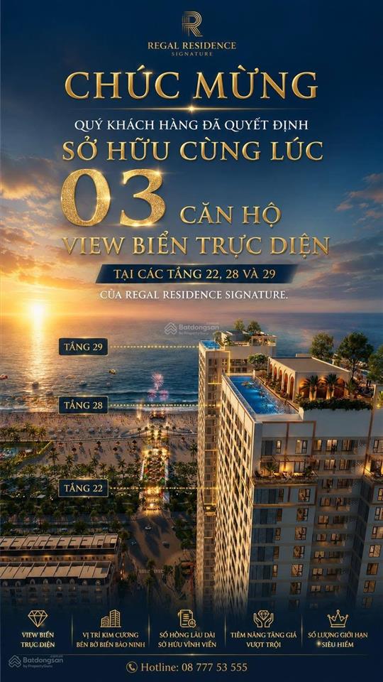 Chỉ 1.6 tỷ sở hữu căn hộ biển cao cấp, sổ hồng vĩnh viễn ngay bán đảo bảo ninh đồng hới
