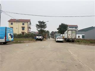 Bán lô đất mặt tiền rộng 6m diện tích 55,3m2 gần khu đấu giá x2 yên vinh, quang minh, mê linh