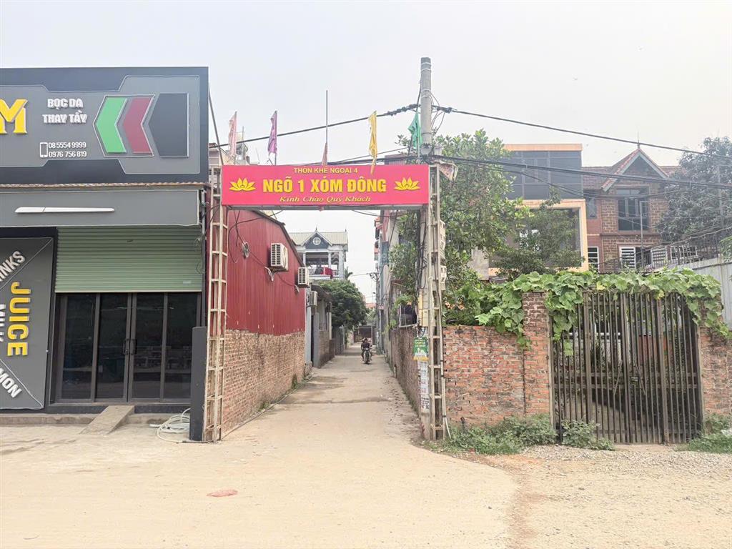 Siêu phẩm đất nền mê linh cách cầu hồng hà chỉ 300m có vị trí đắc địa khê ngoại 4, mê linh, hà nội