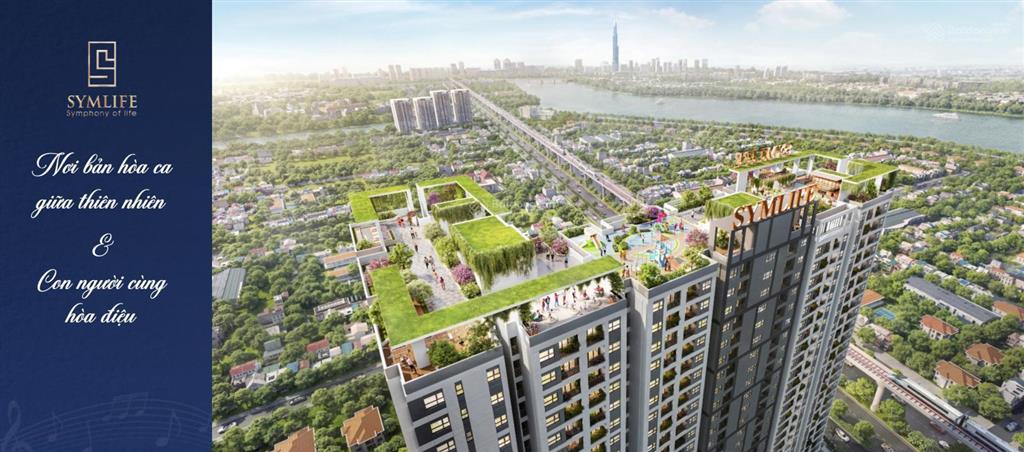 Mua symlife giai đoạn đầu chỉ 2.6 tỷ căn hộ 2pn 2wc 71m2, thanh toán 20%, ngân hàng cho vay max 70%