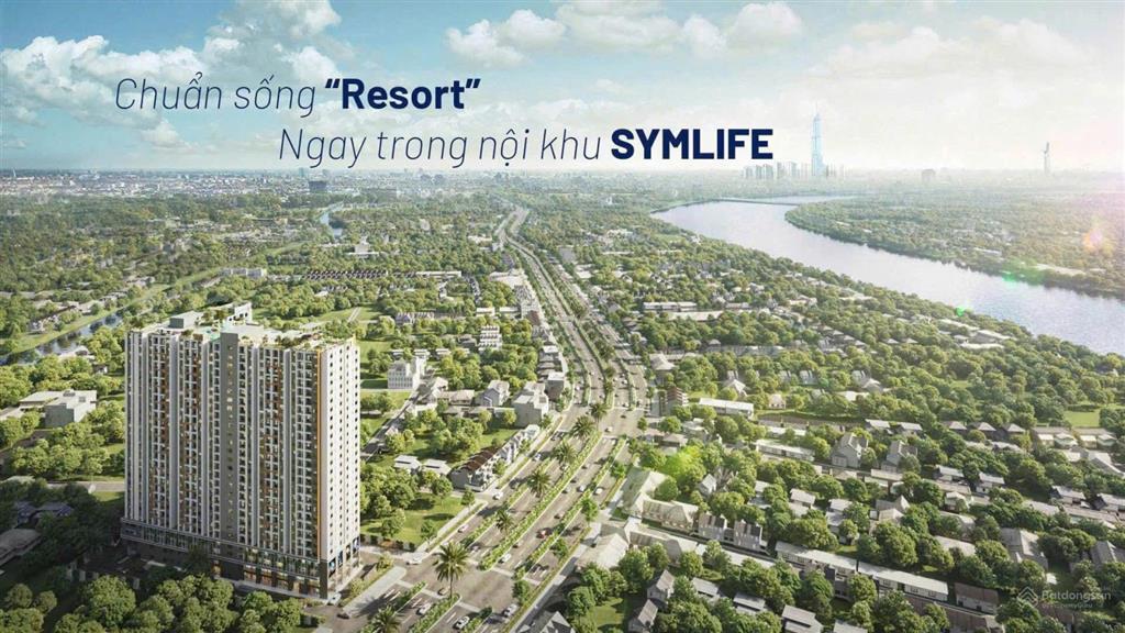 Mua symlife giai đoạn đầu chỉ 2.6 tỷ căn hộ 2pn 2wc 71m2, thanh toán 20%, ngân hàng cho vay max 70%